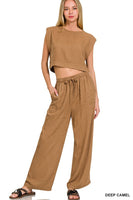 Acid Wash Linen Pants