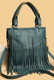 Vintage Fringed Shoulder Bag