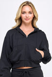 Basic Fleece Full Zip Up Hoodie