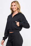 Basic Fleece Full Zip Up Hoodie