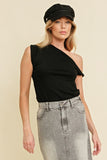 Off Shoulder Twist Detail Top
