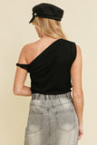 Off Shoulder Twist Detail Top