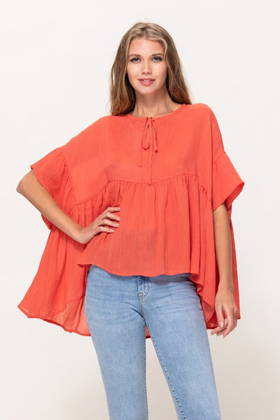 Boho poncho top