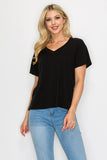 Linen Blend Soft Tee