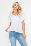 Linen Blend Soft Tee