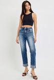 Tummy Control High Rise Straight Jean