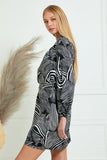Zebra Wrap Dress