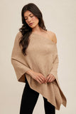 Asymmetrical Sweater Cape