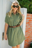 Boho Gal Textured T Shirt Dress