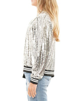 Sequin Bomber Jacket