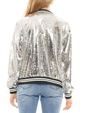Sequin Bomber Jacket