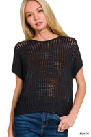 Short Sleeve Crochet Kinit