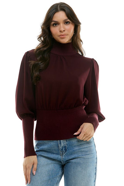 Balloon Sleeve Sweater