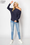 Brushed Hacci L/s Off Shoulder