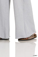 Exposed Seam Wide Leg Sweats