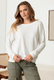 Long Sleeve Crew Neck Soft To Touch Top