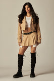 Crop Trench Coat Jacket