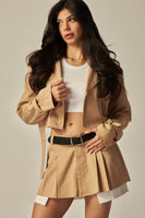 Crop Trench Coat Jacket