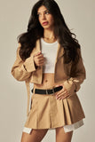 Crop Trench Coat Jacket