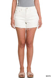 Raw hem denim Shorts