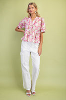 Vintage Print Blouse