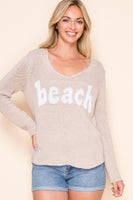 beach lightweight sweater