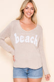 beach lightweight sweater