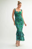 Tropical Wave Dress
