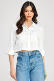 Crop button down