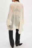 Boho Ruffled Hem Blouse