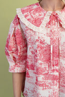Vintage Print Blouse