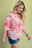 Vintage Print Blouse