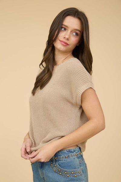 Crochet Knit Pullover