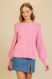 Cozy Off Shoulder Sweater