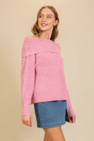Cozy Off Shoulder Sweater
