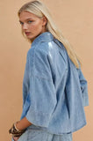 Boyfriend Denim Shacket