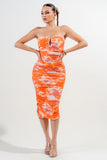 Creamsicle Mesh Midi