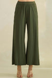 Flowy Peach Skin Pants