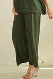 Flowy Peach Skin Pants