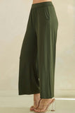 Flowy Peach Skin Pants