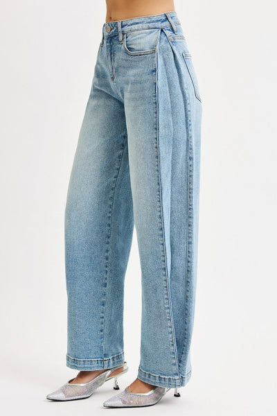 Convertible Wide Leg Jean