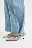 Convertible Wide Leg Jean