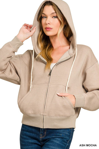 Zip up hoodie