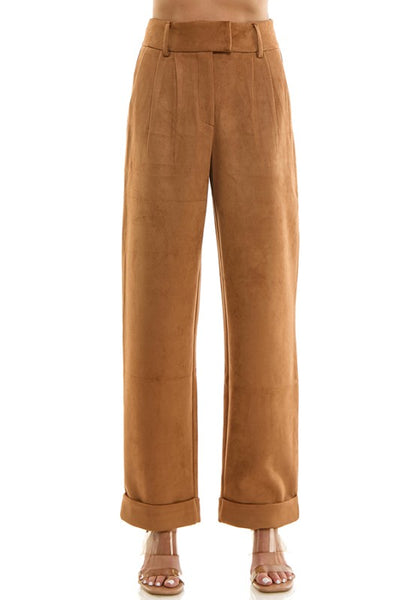 Suede Trouser