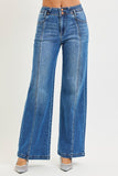 High Rise Wide Jeans