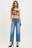 Elastic Band Slouch Ankle Boyfriend Jean