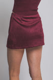 Suede Mini Skort