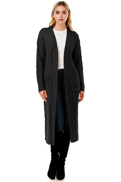 Sweater Maxi Cardigan