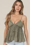 Lace trim Cami Top