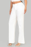 White Wide Leg Jeans